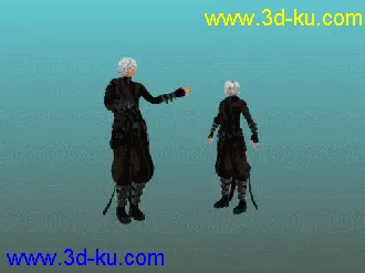 剑灵黑虎模型带动作显伸秘帖图的图片