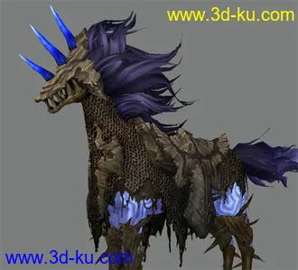 3D打印模型有型的马儿的图片