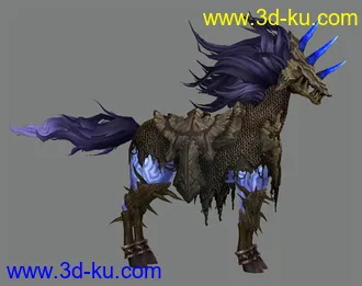 3D打印模型有型的马儿的图片