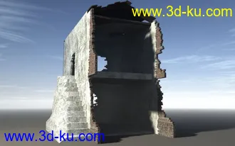 残缺遗址建筑3D模型合辑的图片