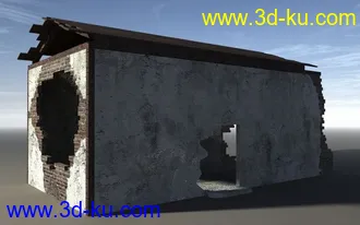 残缺遗址建筑3D模型合辑的图片