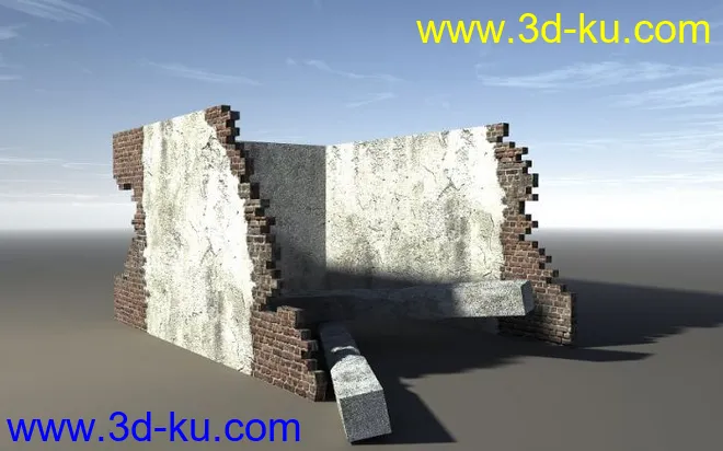 残缺遗址建筑3D模型合辑的图片8