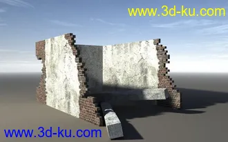 残缺遗址建筑3D模型合辑的图片