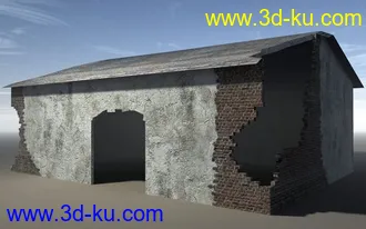 残缺遗址建筑3D模型合辑的图片