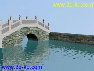 3D打印模型石拱桥的图片