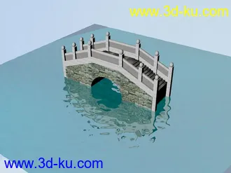 3D打印模型石拱桥的图片