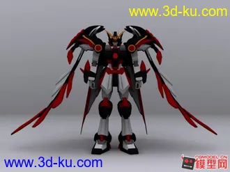 3D打印模型max新人参上 黑翼零(无贴图)的图片