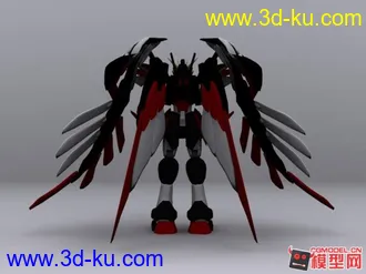 3D打印模型max新人参上 黑翼零(无贴图)的图片
