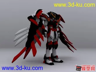 3D打印模型max新人参上 黑翼零(无贴图)的图片