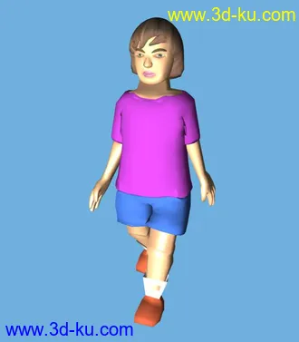 3D打印模型做了一个卡通人物的图片