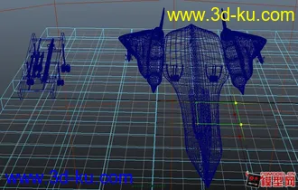 3D打印模型SR-71黑鸟的图片