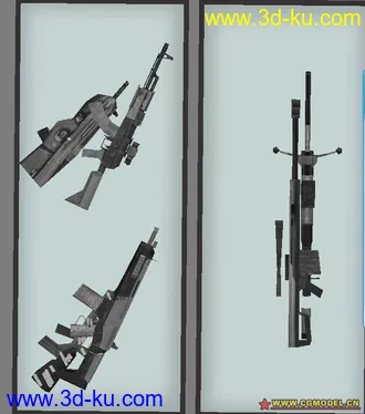 3D打印模型使命召唤6武器的图片