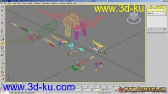 3D打印模型动物合集狗恐龙等的图片