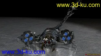 3D打印模型绑定骨骼的蝎子的图片