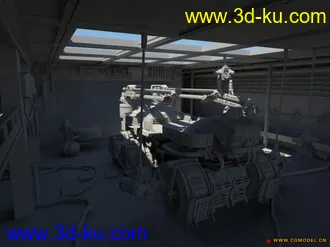 3D打印模型原创装甲车精模的图片