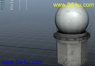 3D打印模型军事雷达站的图片