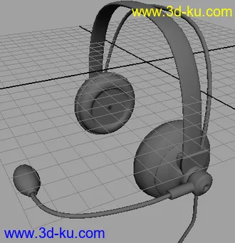 3D打印模型一个耳机的图片