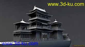 古代场景maya模型下载的图片