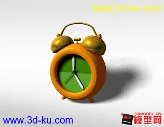 3D打印模型可爱的小闹钟的图片