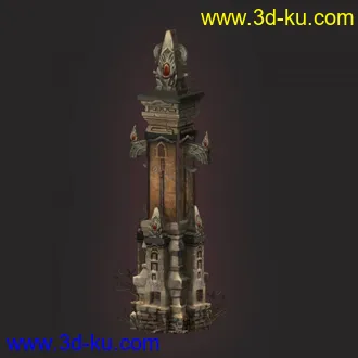 3D打印模型暗黑宝塔dlj的图片