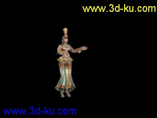 AT王者世界女性角色3D模型带动画显皇室帖图的图片