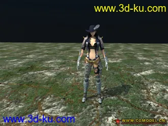 3D打印模型自己做的sun弓箭手，希望大家喜欢。。。的图片