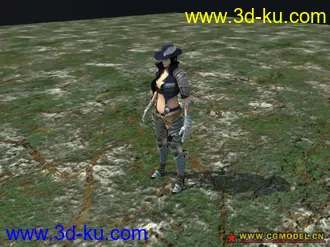 3D打印模型自己做的sun弓箭手，希望大家喜欢。。。的图片
