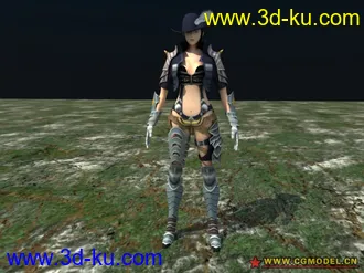 3D打印模型自己做的sun弓箭手，希望大家喜欢。。。的图片
