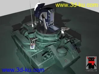3D打印模型红色警戒_光凌坦克的图片