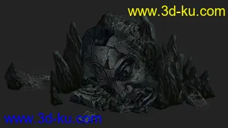 3D打印模型石头雕像的图片