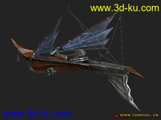 3D打印模型很早以前做的一个次时代船的图片