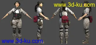 3D打印模型美女特种兵 汉娜 Hannah from Battlefield 4的图片