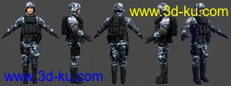 3D打印模型PLA 解放军  sp_chinese from Battlefield 4的图片