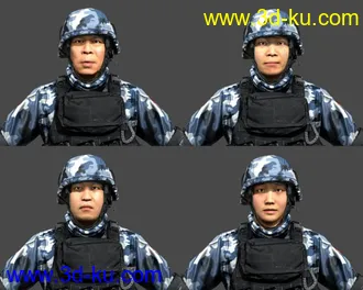 3D打印模型PLA 解放军  sp_chinese from Battlefield 4的图片