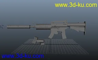 3D打印模型M4A1的图片