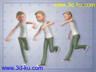 迪士尼的人物动作，有视频，有模型，有绑定动画，有材质，真的全了，求加精的图片