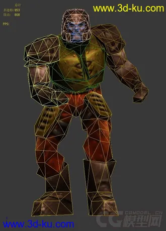 quake3 浪人 模型 帶貼圖的图片
