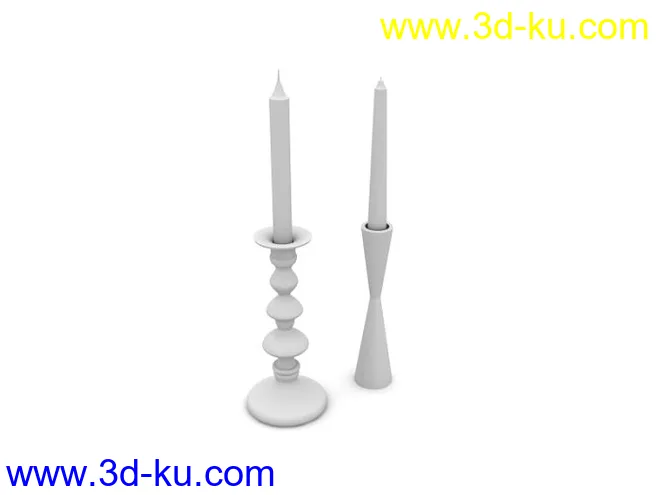蜡烛，烛台，烛座模型的图片6