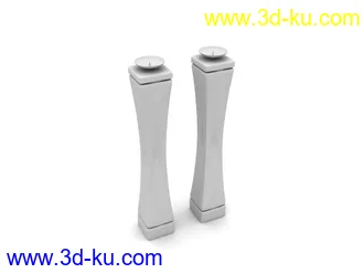 3D打印模型蜡烛，烛台，烛座的图片