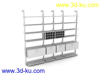 3D打印模型柜子，桌柜，壁橱，组合柜，茶几等等的图片