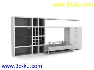 3D打印模型柜子，桌柜，壁橱，组合柜，茶几等等的图片