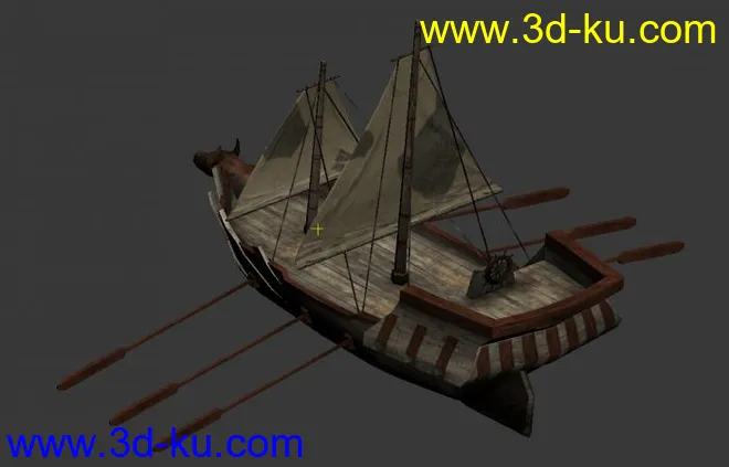 龙腾世纪一艘小帆船模型的图片2
