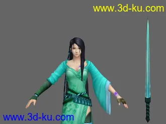 3D打印模型仙剑5暮菖兰的图片
