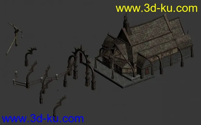 龙腾世纪 一个不错的教堂模型的图片1