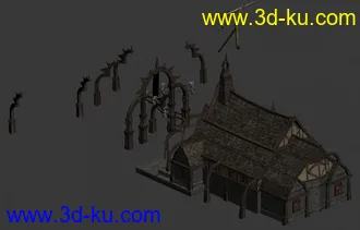 3D打印模型龙腾世纪 一个不错的教堂的图片
