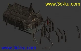 3D打印模型龙腾世纪 一个不错的教堂的图片
