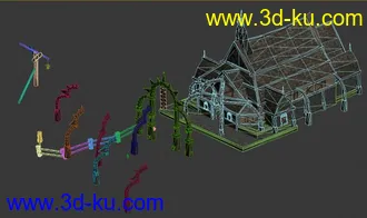 3D打印模型龙腾世纪 一个不错的教堂的图片