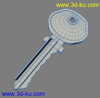 3D打印模型钥匙的图片