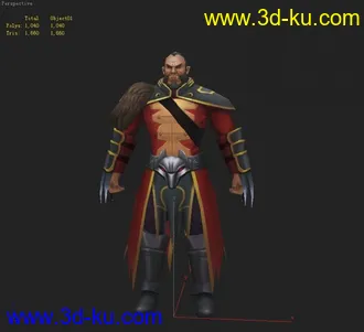 Dota人物模型锤子男和狼人低模的图片