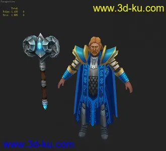 Dota人物模型锤子男和狼人低模的图片